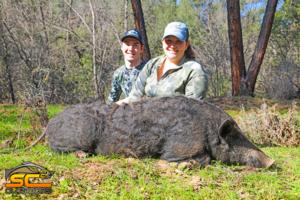 Northern California Wild Hog Hunting with SC2 Outdoors | Kara. P. Shasta County, California